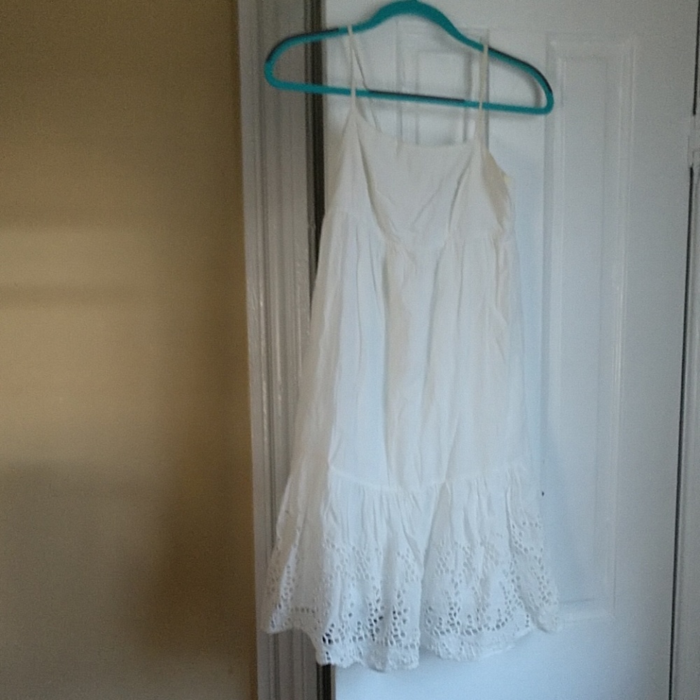 White cotton sundress